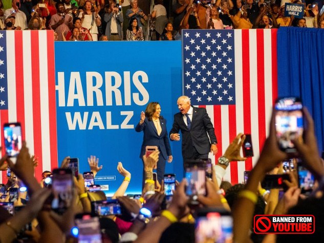 Harris and Walz: The Future of Democratic Leadership Vice President Harris and progressive policies at the Democratic National Convention, symbolizing a new era of leadership in America