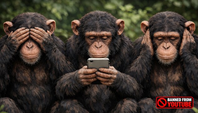 Monkey On Phone